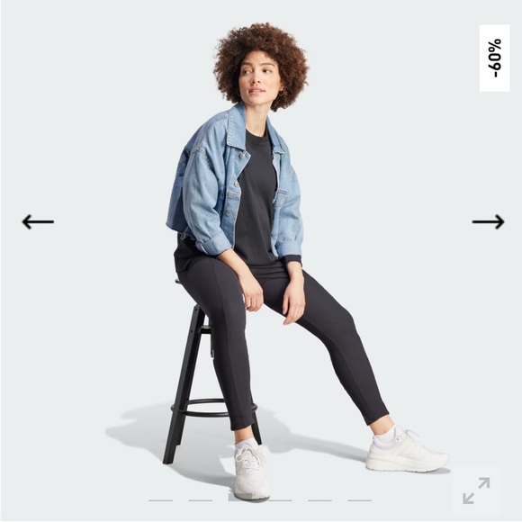 Adidas Maternity Black Crewneck Sweater Small - Picture 3 of 15